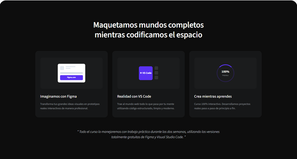 Cursos Online Landing – SaaS & Infoproductos Landing Page Template (Figma + HTML/CSS)