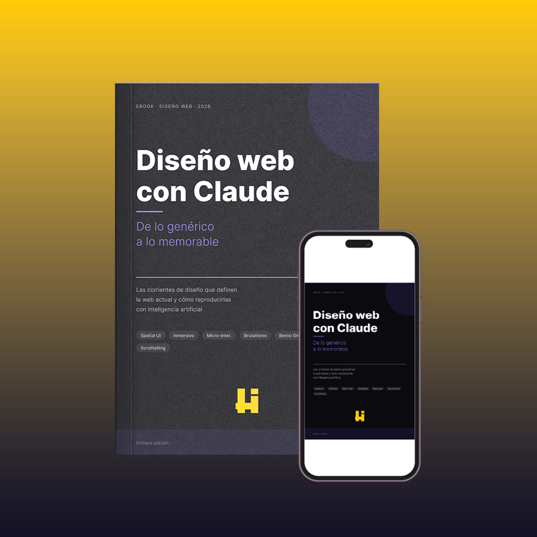 Diseño web con Claude: De lo genérico a lo memorable - Ebook